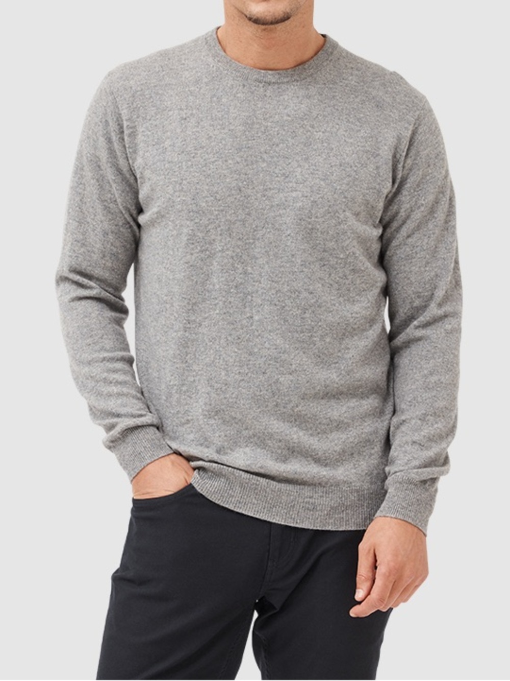 NWT Rodd & Gunn Queenstown Sweater Fog Gray Wool Cashmere Sz 3XL